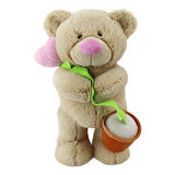 Neco Plush Kalpli Çiçekli Ayı 40 Cm
