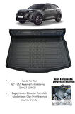 Sahler Peugeot 2008 2019+ Uyumlu 4.5d Premium Havuzlu Paspas ve Liner Marka 3D ÜST Bagaj Havuzu