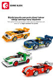Sembo Block Nissan KY910 Bluebird Yarış Arabası 209 Parça yapı blokları Lego ile uyumlu (607061)