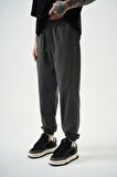 Erkek Basic Jogger Eşofman Altı Füme