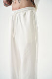 Erkek Basic Baggy Eşofman Altı Ekru
