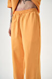 Erkek Basic Baggy Eşofman Altı Oranj