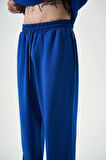 Erkek Basic Baggy Eşofman Altı Saks