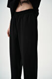 Erkek Basic Baggy Eşofman Altı Siyah