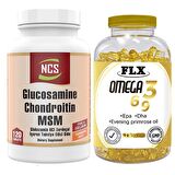 Ncs Glucosamine Msm Type ll Collagen 120 Tablet & Flx Omega 3-6-9 90 Tablet