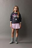 DeFacto Kız Çocuk Barbie Relax Fit Bisiklet Yaka Sweatshirt D8831A825SPAR126