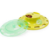 Evyora® Döner Tablalı Kedi Yemek Yeme Kabı Eğlenceli Kedi Yemek Tabağı