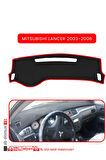 Mıtsubıshı Lancer 2003-2006 Torpido Koruma  Halısı -  Kırmızı Kenar