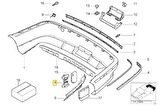 BMW E31 E38 E39 ARKA TAMPON BAĞLANTI BRAKETİ 51111970389