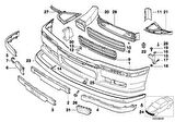 BMW E36 TAMPON IZGARASI ÖN ORTA 1991-1998 M-TECH 51112250685