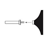 1/4 DISLI MANDREN TAS ADAPT  