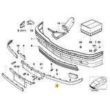 BMW E36 ÖN TAMPON KORUYUCU ÇITA SOL PÜTÜRLÜ OEM NO 51118146077