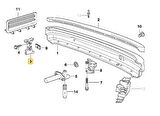 BMW E36 ARKA TAMPON SAĞ BAĞLANTI BRAKETİ 51121960698