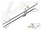 BMW E36 E38 E39 E46 VE Z8 KAPI ÇITA KLİPS LASTİĞİ 5 ADET 51131960127