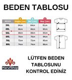 Erkek Büyük Beden 120 Kilo-152 Kilo Arası İçin Uygun Bisiklet Yaka Süprem Düz Tişört Bej