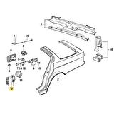 BMW E32 VE E34 YAKIT DEPO KAPAK MENTEŞESİ 51171928197
