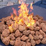 Mangal Taşı Lav Taşı 40 Kg 1.5-2.5 Cm Mangal Taşı Gazlı Mangal Taşı Tüplü Mangal Taşı