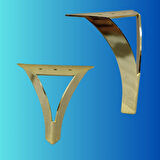 14 CM METAL DAMLA KOLTUK AYAĞI MOBİLYA AYAĞI ÜNİTE AYAĞI KONSOL AYAĞI PUF BERJER AYAĞI