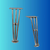 20 CM METAL BONCUKLU KOLTUK AYAĞI MOBİLYA AYAĞI ÜNİTE AYAĞI KONSOL AYAĞI PUF BERJER AYAĞI