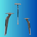 15 CM METAL TABANCA AYAK KOLTUK AYAĞI MOBİLYA AYAĞI ÜNİTE AYAĞI KONSOL AYAĞI PUF BERJER AYAĞI ( 4 ADET )