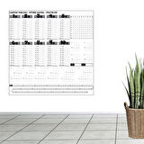 Evyora® Çarpım Tablosu Ezberleme Manyetik Duvar Stickerı 105 x 100 cm