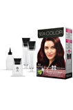 Sea Color 4/6 Saç Boyası Kestane Kızılı 100 ml x 2 Kutu