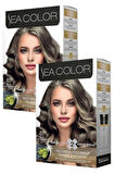 Sea Color 8/1 Saç Boyası Küllü Açık Kumral 100 ml x 2 Kutu