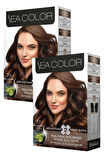 Sea Color 7/7  Saç Boyası Koyu Karamel 100 ml x 2 Kutu