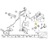 BMW E39 ÖN - ARKA SAĞ DIŞ KAPI KOLU 51228245466 - 51218245464