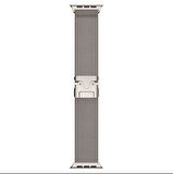 Apple Watch 42/44/45/49MM  Metal Zarif Tasarım Hasır Kordon