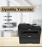 BROTHER TN2456 HL-L2376, HL-L2386 , MFC-L2716, MFC-L2751, MFC-L2771 MUADİL TONER (3K)