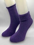 CİHO SOCKS 6 Çift Kadın Kışlık, Kalın, Kıvrık, Lastiksiz, Bordo Termal Soket Çorap