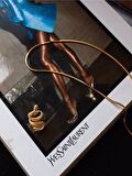 KALIN SNAKE İTALYAN EZME ZİNCİR KOLYE GOLD ÇELİK ÜZERİ ALTIN KAPLAMA GARANTİ BELGELİ