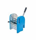 Omnisoft UCTM CK752 Krom Taşıyıcı Krom Pres Çift Kovalı Temizlik Arabası 