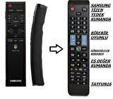 SAMSUNG AKILLI KUMANDA BN59-01220D  TİZEN  J SERİSİ YEDEK Kumanda