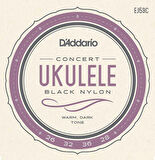 DADDARİO EJ53C CONCERT UKULELE TAKIM TEL SİYAH