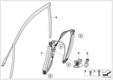 BMW E65 CAM KRİKOSU ÖN SAĞ MOTORSUZ 51337138862