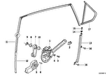 BMW E36 ARKA SAĞ CAM KRİKOSU ELEKTRİKLİ MOTORSUZ 51348119776