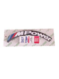 Lastik Yanak Yazısı M POWER BEYAZ 3D