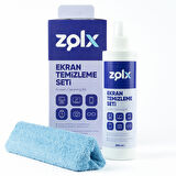 Zolx Ekran Temizleme Seti 250ML * 10 Adet (Mikrofiber Bez Hediyeli)