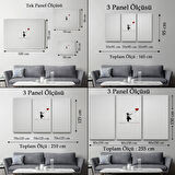 Her Zaman Umut Vardır Yazan Kanvas Tablo, Kırmızı Balonlu Kız ,Banksy Grafitti Sokak Sanatı-5135