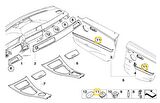 BMW E46 E53 VE E90 KAPI DÖŞEME ÇITA SABİTLEME YUVASI 5 ADET 51418215806