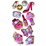 Sticker Kabartmalı Stiker Defter, Planlayıcı Etiket (pullu-801) - 17X9 cm - Elmas Ruj