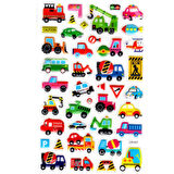 Sticker Kabartmalı Stiker Defter, Planlayıcı Etiket (lxk-003) - 22X14 cm - İş Makinesi Taşıtlar