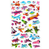 Sticker Kabartmalı Stiker Defter, Planlayıcı Etiket (lxk-004) - 22X14 cm - Uçak Roket