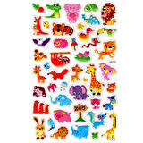 Sticker Kabartmalı Stiker Defter, Planlayıcı Etiket (lxk-002) - 22X14 cm - Minik Sevimli Hayvanlar