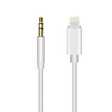 Lightning To Aux Kablo 1mt 3.5mm Aux Apple İphone 7 8 X 11 12 13 Mini Pro Max Uyumlu Ses Dönüştürücü