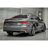 Audi A4 B9 2017- Sonrası Bagaj Üstü Spoiler Piano Black