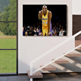 Kobe Bryant Los Angeles Lakers Kanvas Tablo / Black Mamba-5149