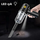 BAL 14000pa Güçlü Portatif 2 Kademeli Tasinabilir Vakumlu Kablosuz Üflemeli Mini Araç Süpürgesi 